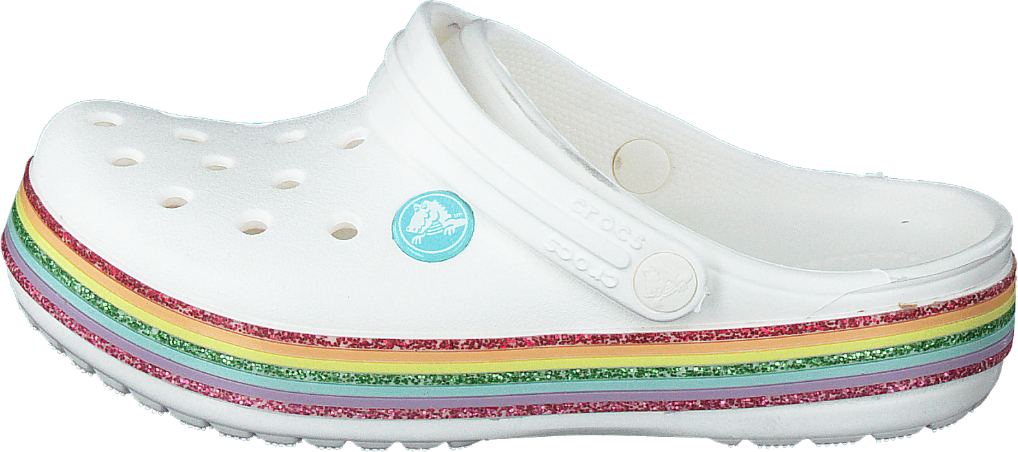 Crocs crocband deals rainbow glitter