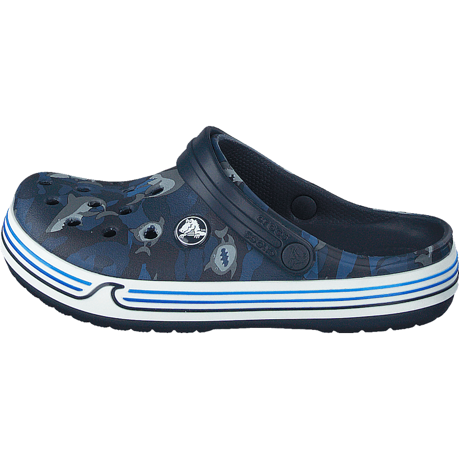 Crocband Shark Clog Kids Navy