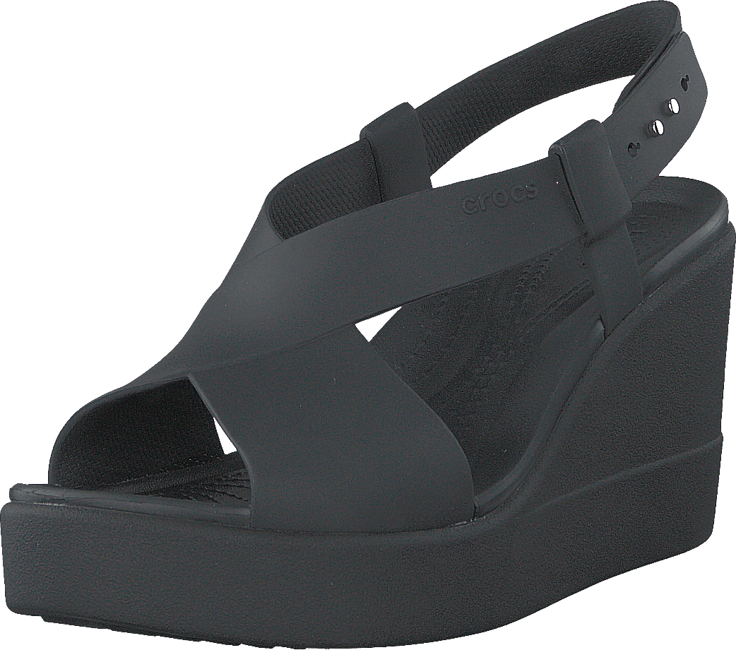 Crocs sales wedges black