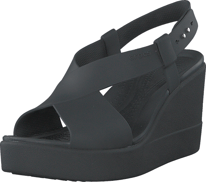 crocs brooklyn high wedge