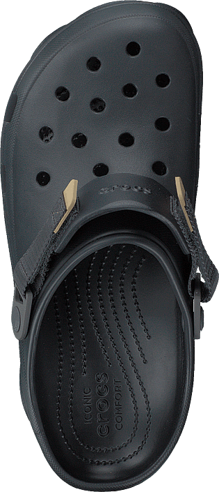 all terrain crocs black