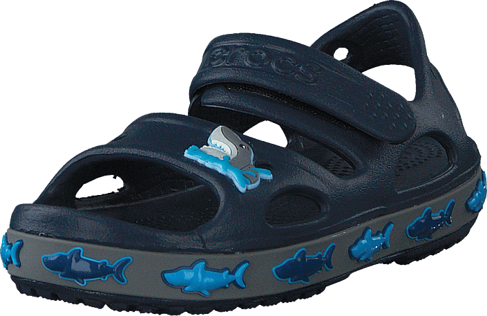 Crocs - Crocs Fl Shark Band Sandal B Navy