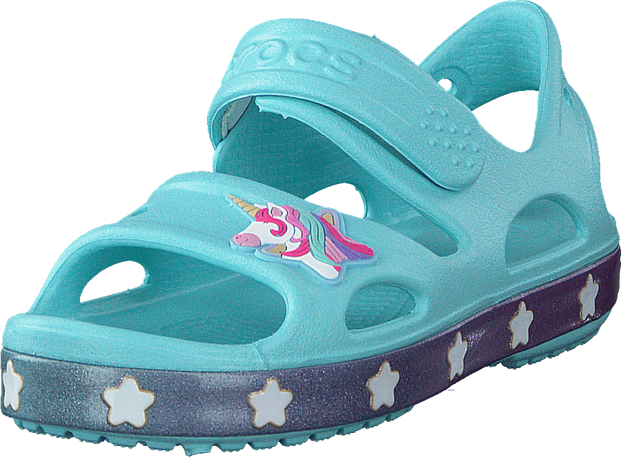 Fun Lab Unicorn Charm Sandal Kids Ice Blue