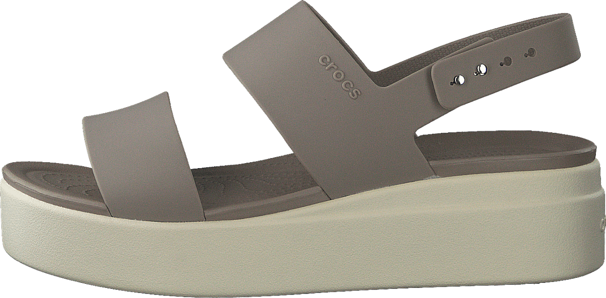 Crocs Brooklyn Low Wedge W Mushroom/stucco