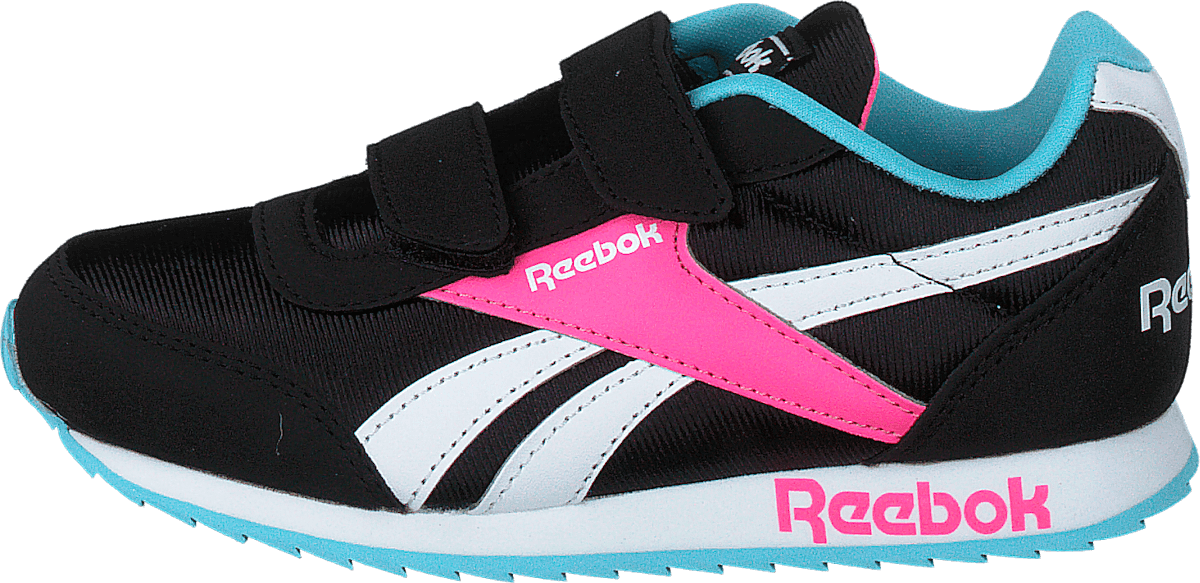 Reebok Royal Cljog 2 2v Black/neon Blue/solar Pink