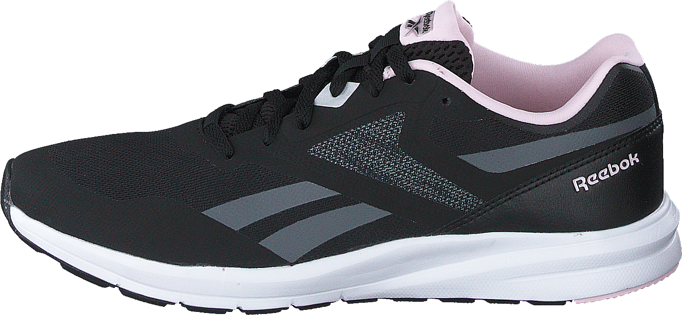 Reebok Runner 4,0 Black/cold Grey 6/pixel Pink, Female, Shoes, Trainers, Sneakers, Black, UK 4,5