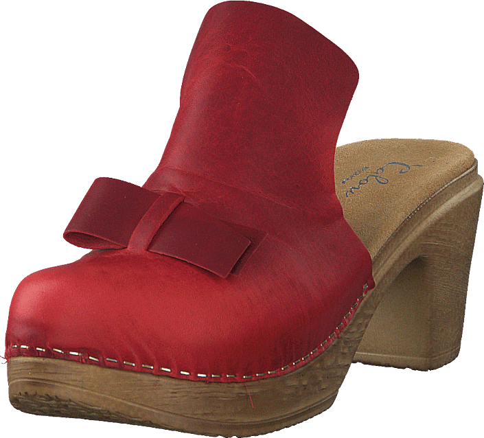 Kjøp Calou Ilse Soft Red sko Online | FOOTWAY.no Calou Sko Calou Tresko Tresko fra Calou Sweden.Flott tresko