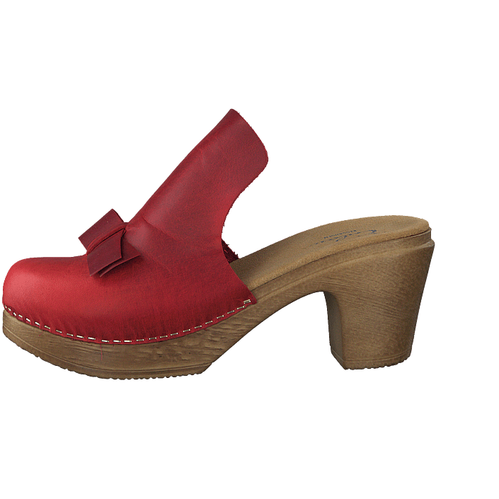 Kjøp Calou Ilse Soft Red sko Online | FOOTWAY.no Calou Sko Calou Tresko Tresko fra Calou Sweden.Flott tresko