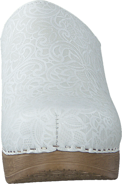 Lisa Embossed White