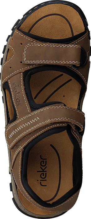 Rieker 25084 24 Zimt Schuhe Kaufen Online | Rieker Sandale zimt schwarz 25084 24 |