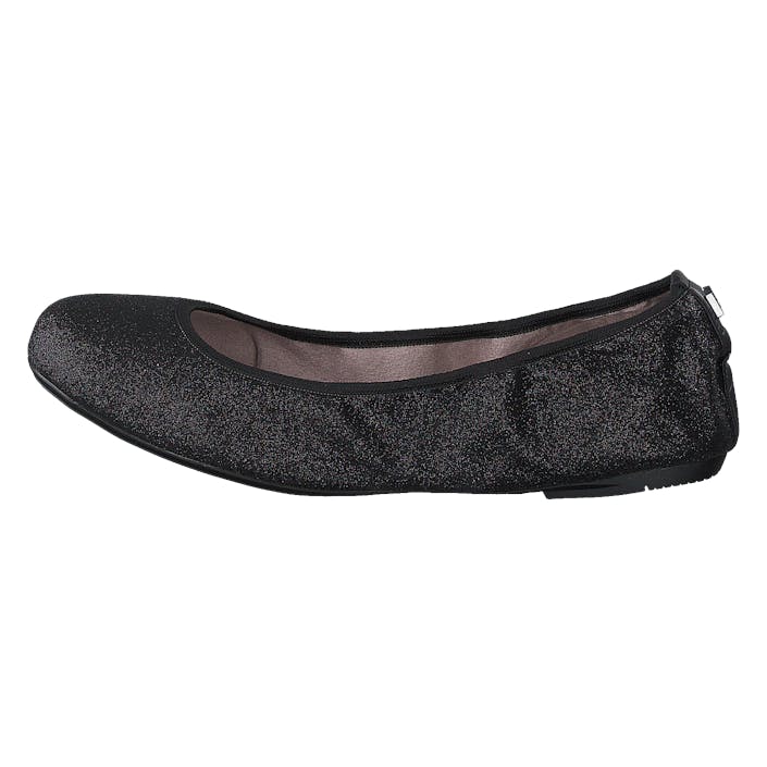 Sophia Black Glitter, Female, Shoes, Flats, ballerina shoes, Black, EU 41