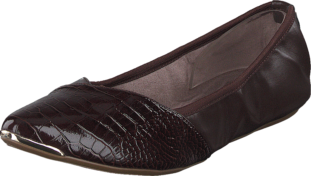 Ivy Brown Patent Croc