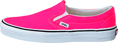 Vans - Ua Classic Slip-on (neon) Knockout Pink/true Whit