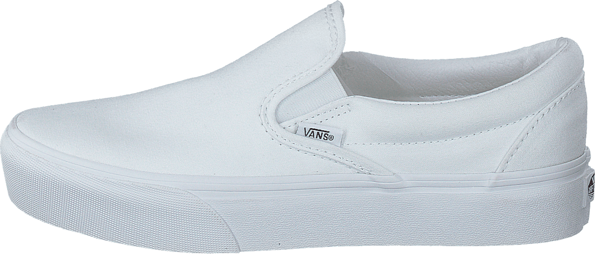 Ua Classic Slip-on Platform True White