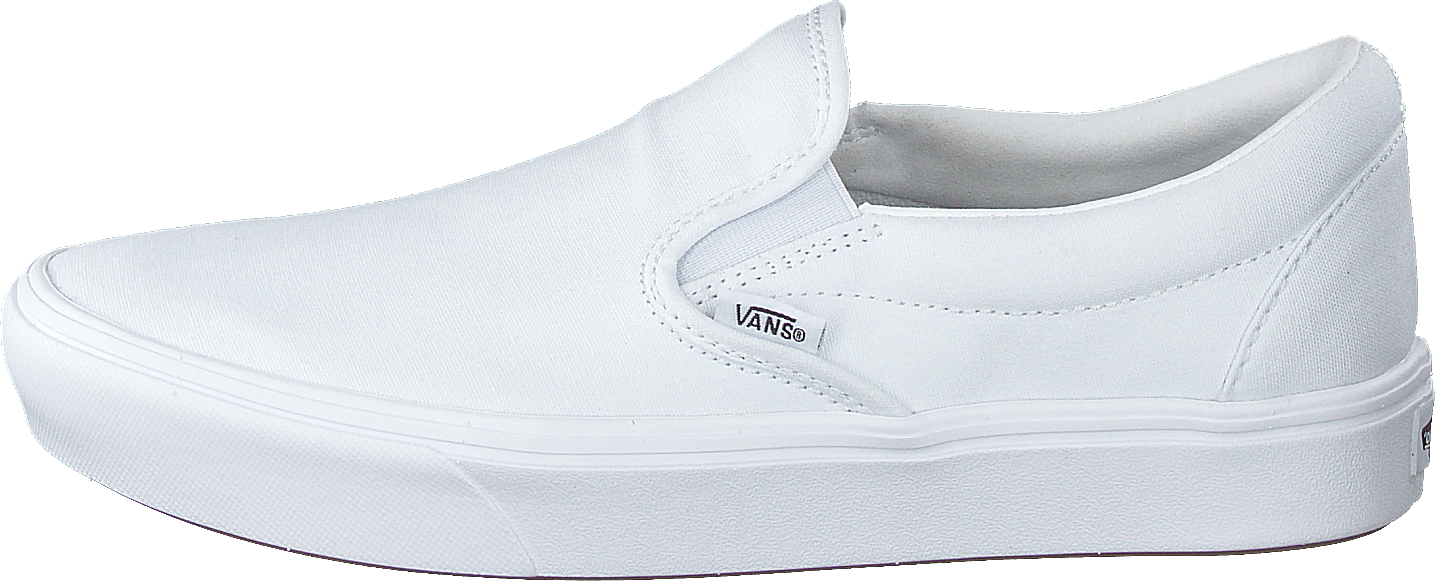 Ua Comfycush Slip on classic True White true Whit Shoes for every occasion Footway