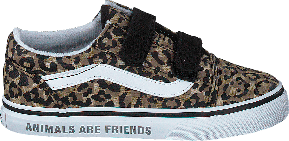 Td Old Skool V (animal Checkerboard) Leopard/