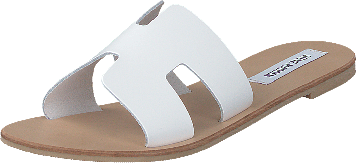 Grayson Slide White Leather