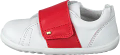 Bobux - Boston White + Red