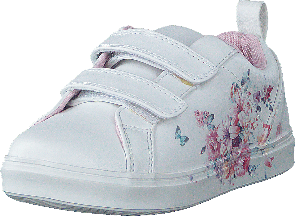 Veronica White 01 Flower Sneaker
