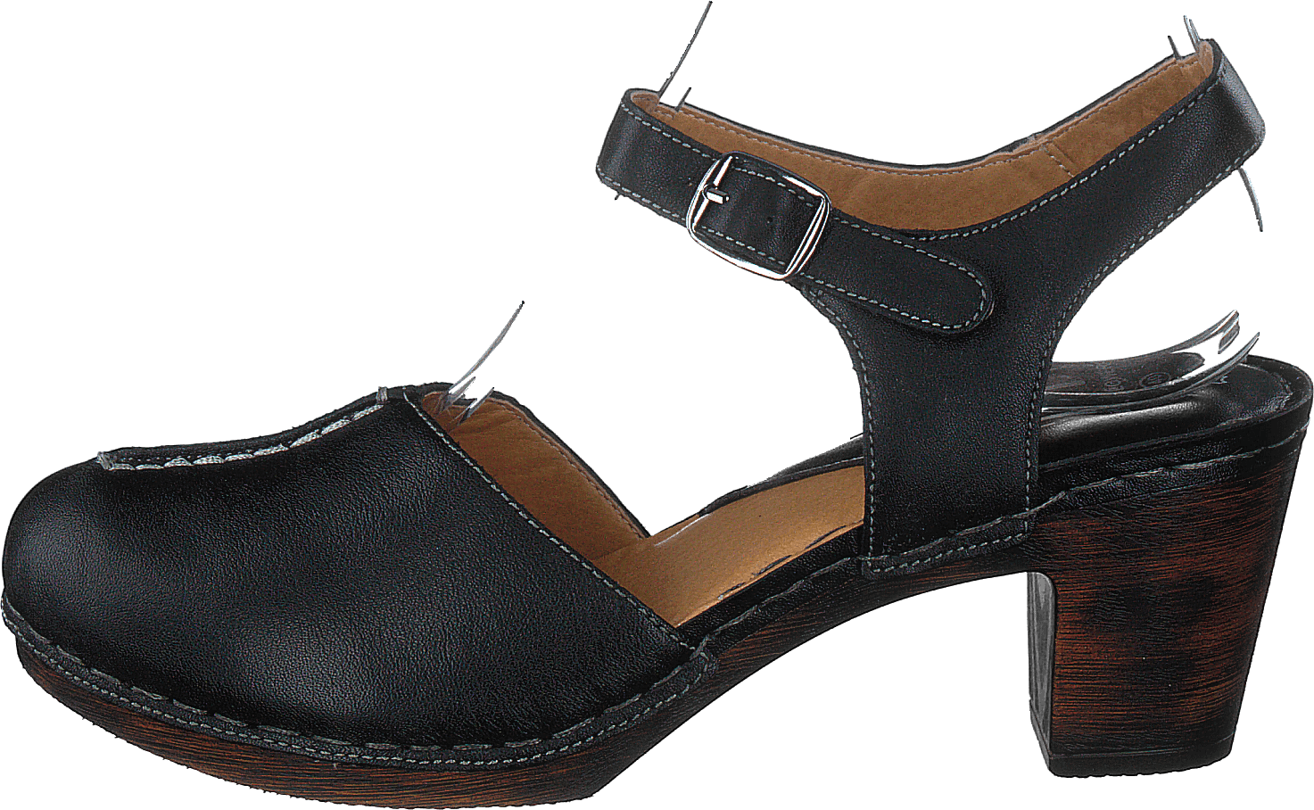 Carlos Black 06, Female, Skor, Klackskor, klackar, Svart, EU 37