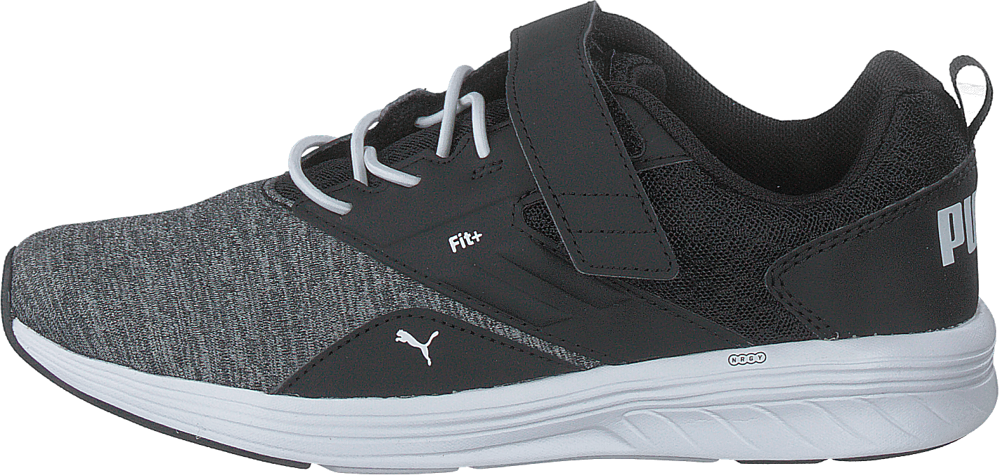 Nrgy Comet V Ps Puma White-puma Black, Unisex, Shoes, Trainers, Sneakers, Black, UK 1,5