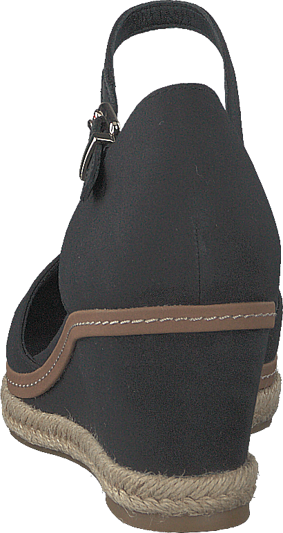 Basic Closed Toe Mid Wedge Black Bds - Bild 5