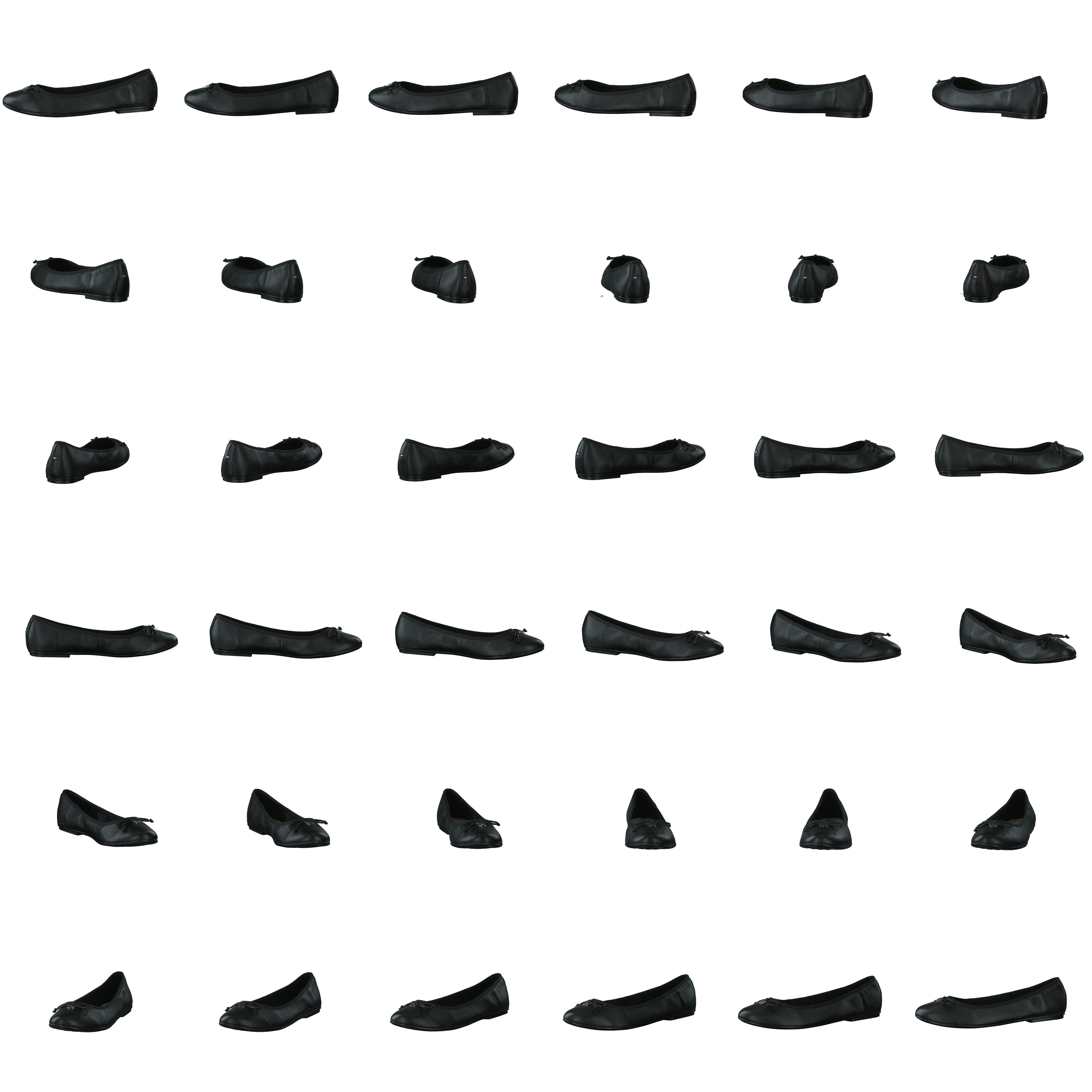 Feminine Leather Knot Ballerin Black Bds - Bild 8