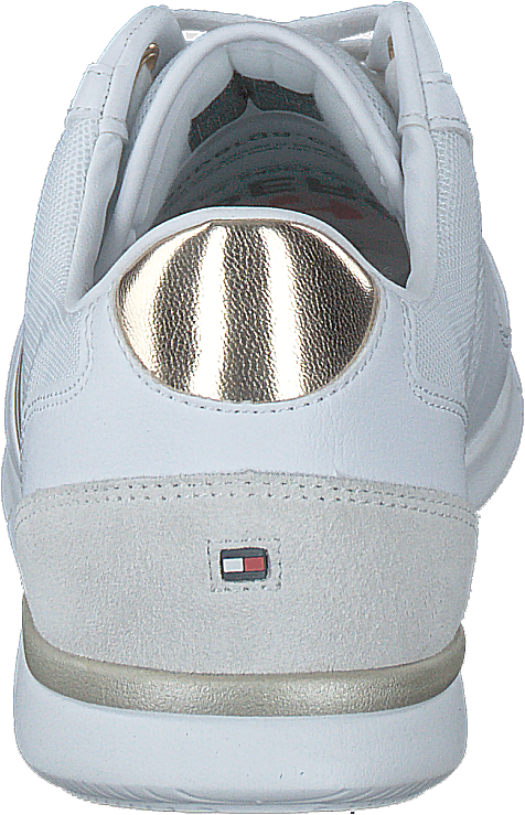 Metallic Lightweight Sneaker White/light Gold 0k7