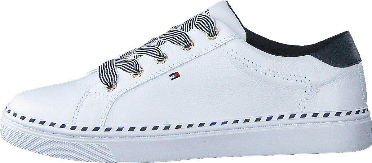 Nautical Lace Up Sneaker White Ybs