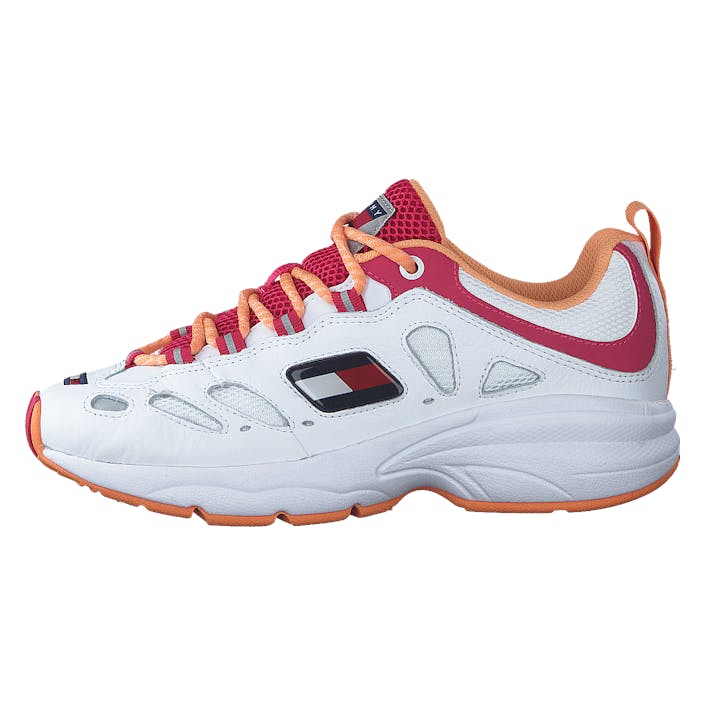 Heritage Retro Wmn Tommy Sneak White Ybs, Female, Topánky, Tenisky, Tenisky, Biely, EU 38