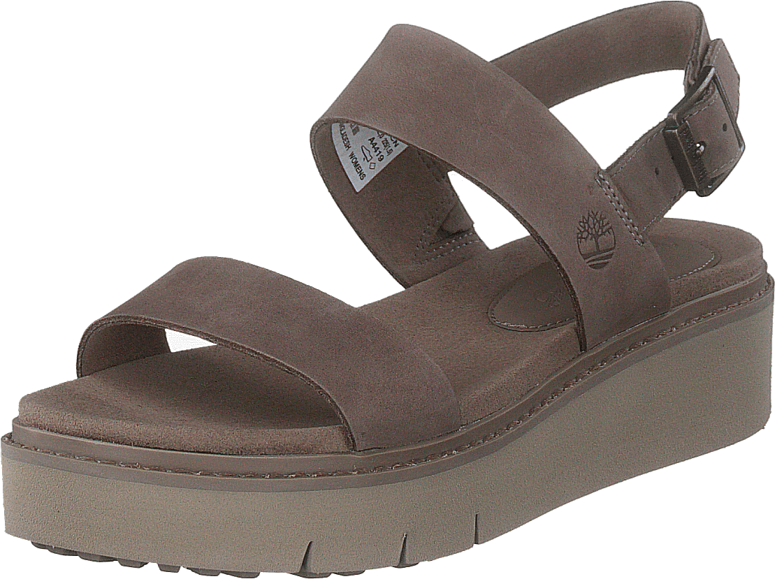 Safari Dawn 2 Band Sandal Taupe Gray