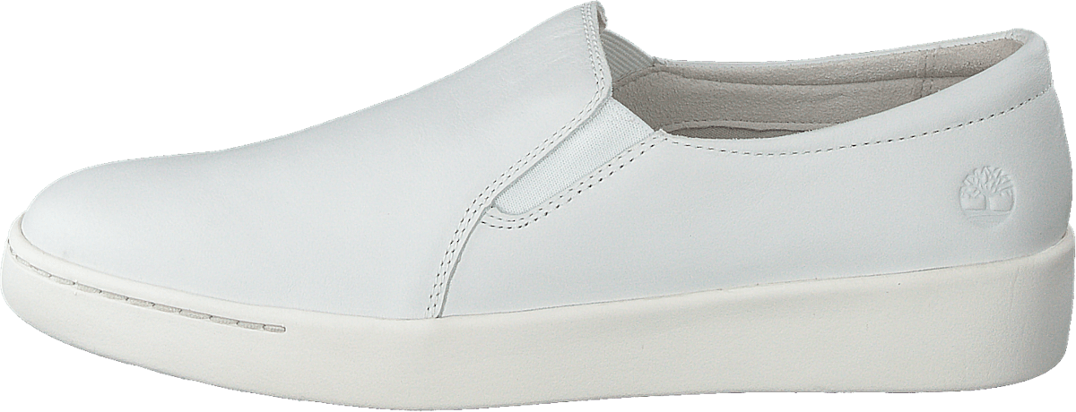 Teya Gore Slip On Blanc De Blanc