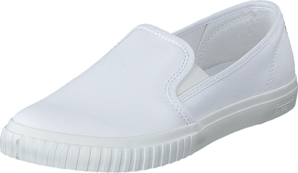 Newport Bay Bumper Toe Slip On White