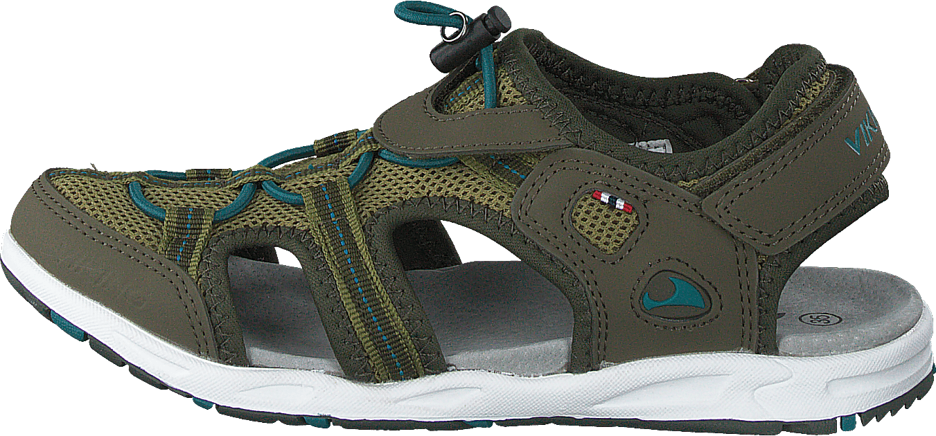 Thrill Olive/Huntinggreen, Unisex, Shoes, Sandals and Slippers, sandals, Green, EU 25