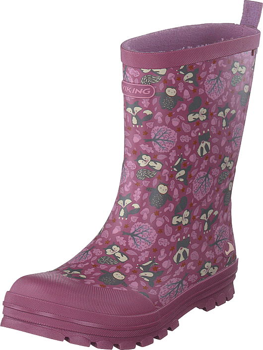 Viking - Jolly Woodland Dark Pink/multi