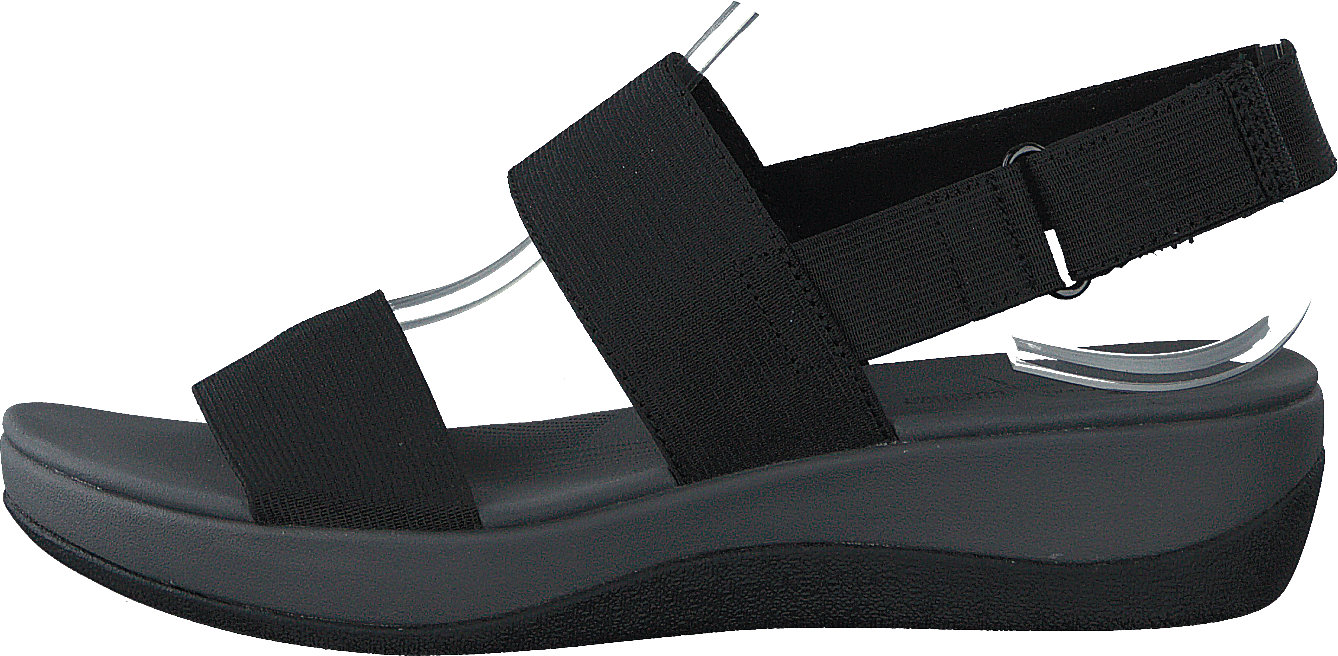 Arla Jacory Black Fabric, Female, Shoes, Sandals and Slippers, sandals, Black, UK 4,5