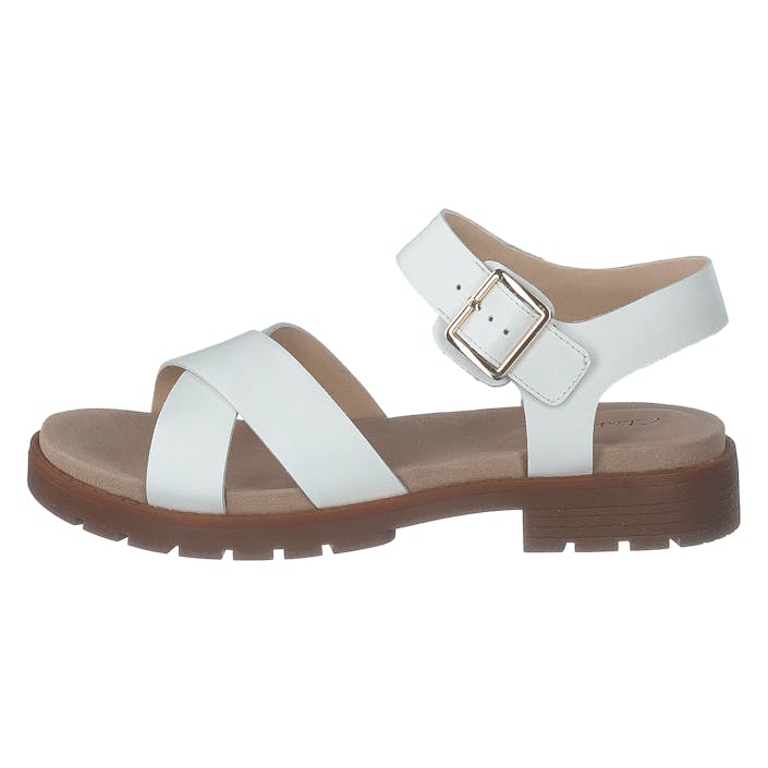 Orinoco Strap White Leather, Female, Topánky, Sandále a Šľapky, sandále, Hnedá, EU 40