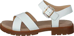 Clarks - Orinoco Strap White Leather