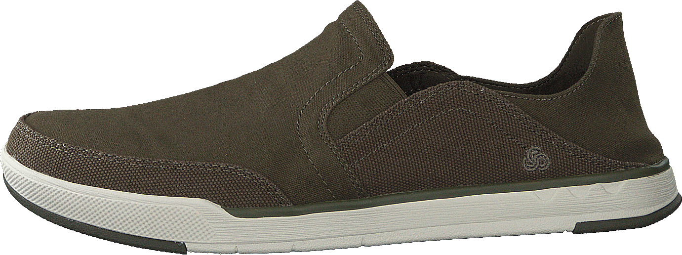 Step Isle Row Khaki Green Canvas, Male, Topánky, Poltopánky, slip-on, Hnedá/Zelená, EU 40