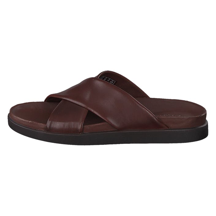 Sunder Cross British Tan Leather, Male, Shoes, Sandals and Slippers, Flip flops, Brown, UK 8
