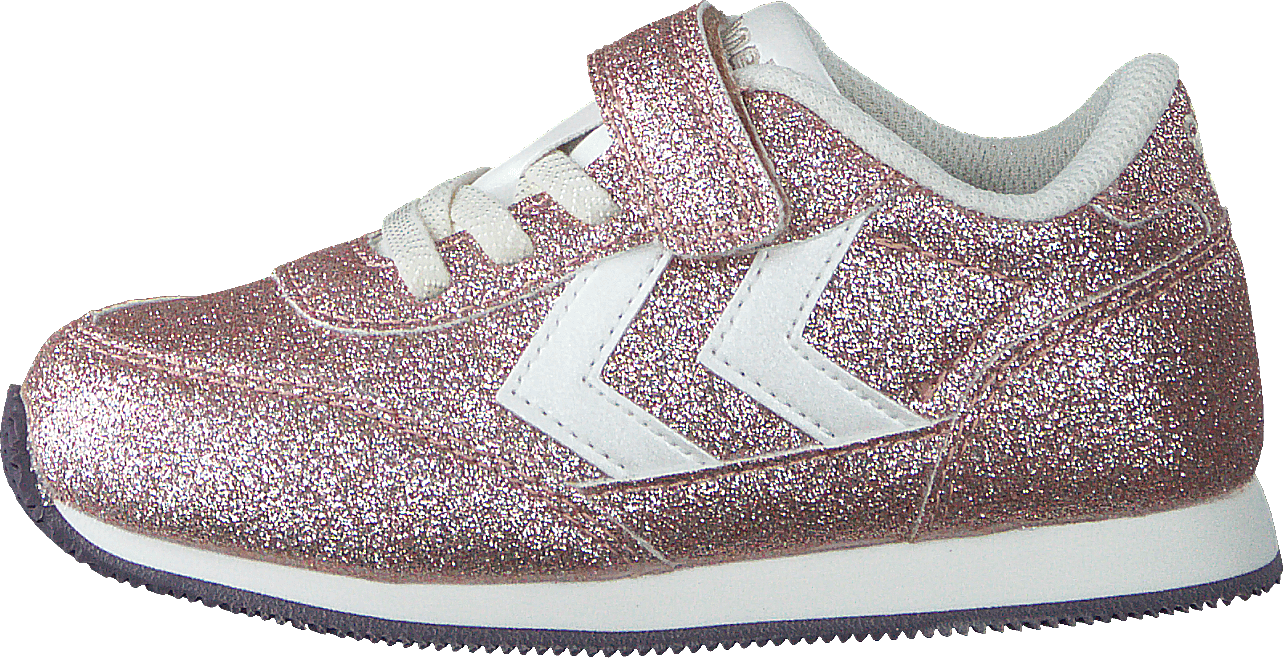 Reflex Glitter Infant Gold, Unisex, Shoes, Trainers, Sneakers, Gold/Purple/Pink, EU 22