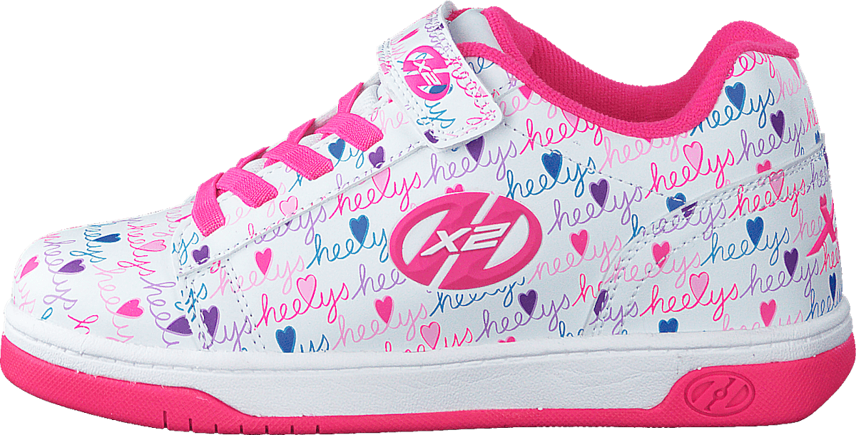 Heelys X2 Dual Up White/pink/multi