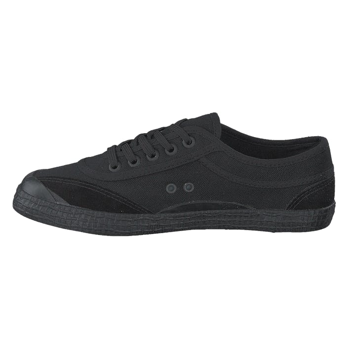 Retro Canvas Shoe Black Solid, Unisex, Shoes, Flats, Trainers, Black, EU 42