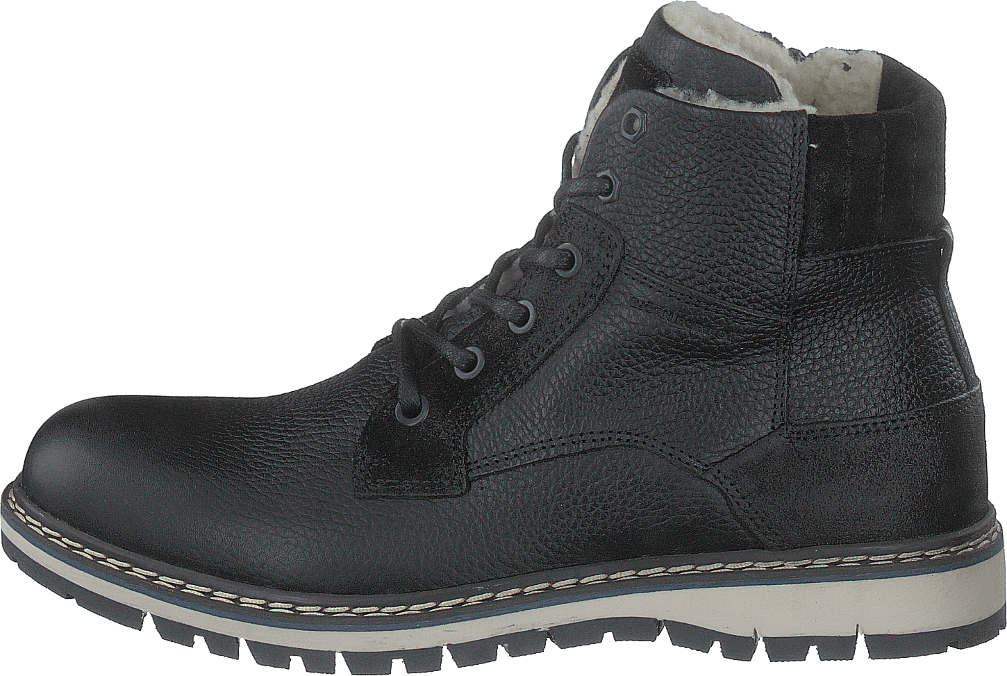 Boaz Hi Fur M Blk, Male, Sko, Boots, Boots, Sort, EU 44