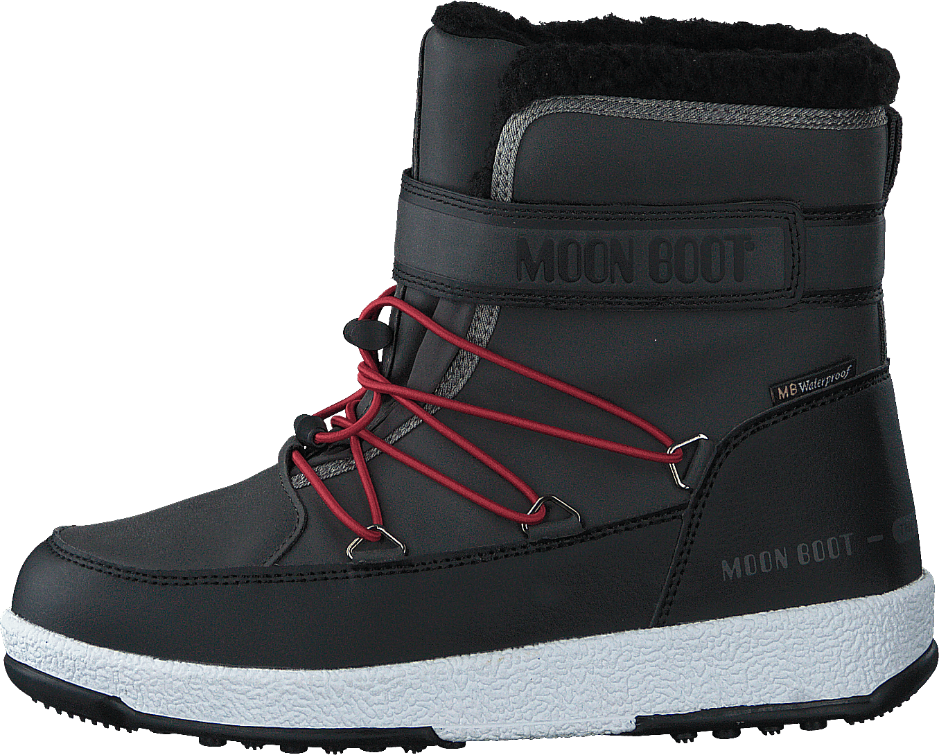 Moonboot Jr Boy Boot Black-dark Gray