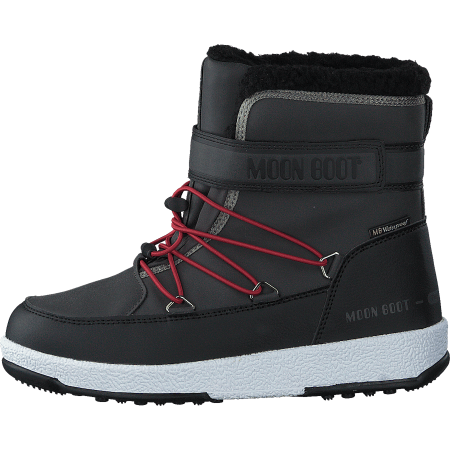 Moonboot Jr Boy Boot Black-dark Gray