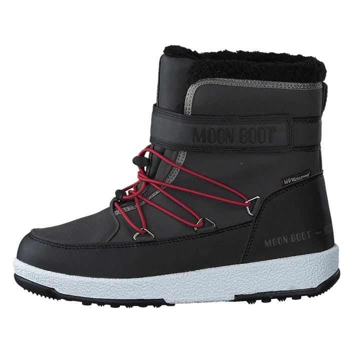 Moonboot Jr Boy Boot Black-dark Gray, Unisex, Shoes, Boots, winter boots, Black, EU 28