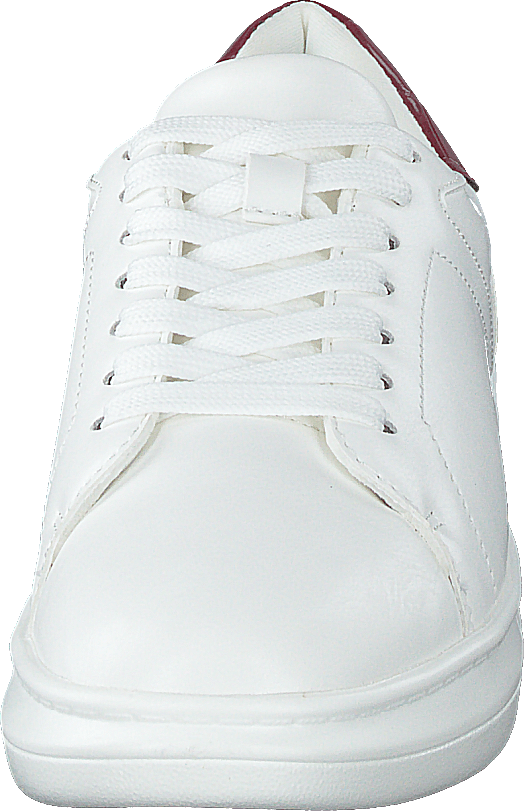 Curvy Platform Trainers White