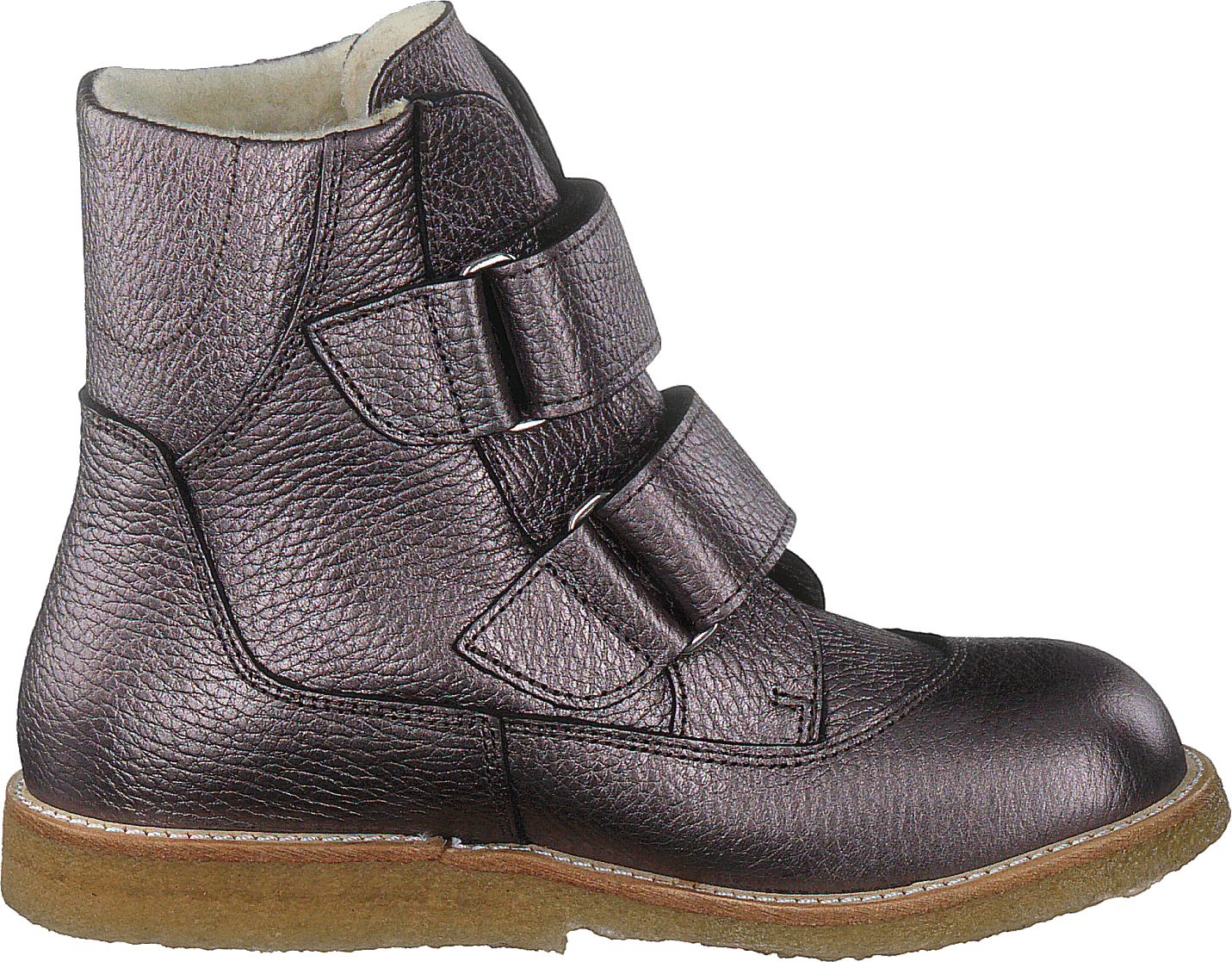 Tex-boot With Velcro Straps Mauvé Shine - Bild 2