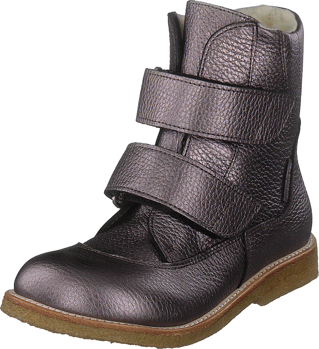 Tex-boot With Velcro Straps Mauvé Shine - Bild 3
